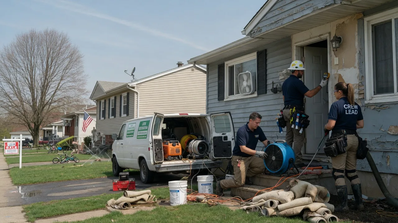 Flood Cleanup in Olmsted Falls, OH near me