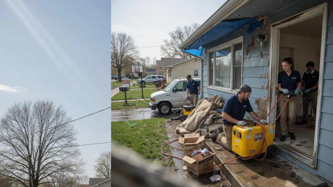 Basement Flood Cleanup in Olmsted Falls, OH near me